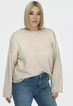 Джемпер ONLY Carmakoma, бежевый