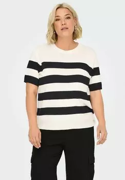 Джемпер ONLY Carmakoma, кремовый