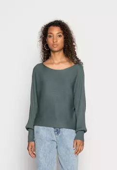 Джемпер ONLY Onladaline L/S Noos, зеленый бальзам