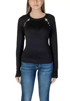 Джемпер ONLY с разрезами, черный