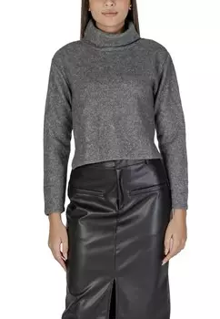 Джемпер ONLY с высоким горлом, серый