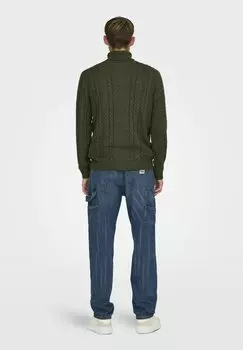 Джемпер Only & Sons, оливковый