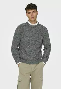 Джемпер Only & Sons, оливковый