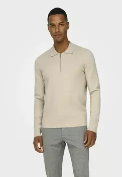 Джемпер Only & Sons, серебристый