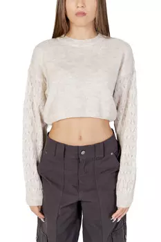 Джемпер ONLY укороченный, бежевый