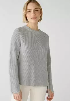 Джемпер Oui, светло-серый