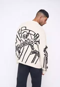 Джемпер OVERSIZE DOWNTOWN Multiply Apparel, бежевый