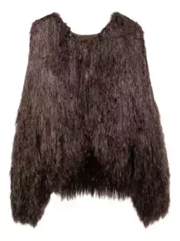 Джемпер оверсайз Maison Mihara Yasuhiro, коричневый