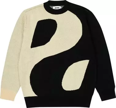 Джемпер Palace Yin Yang Knit 'Cream/Black', кремовый