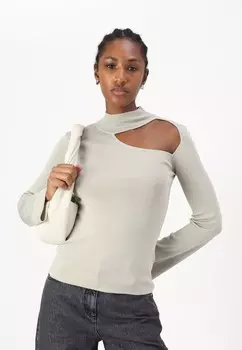 Джемпер Patrizia Pepe, серо-коричневый