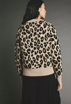 Джемпер PATTERN CREW NECK REGULAR FIT Next, черный