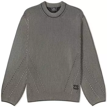 Джемпер Paul Smith Ribbed Crew Knit, черный/белый