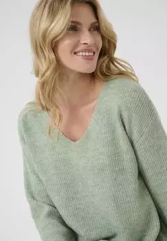 Джемпер PAULA V-NECK Love Copenhagen, зеленый