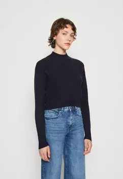 Джемпер PCFILA HIGH NECK Pieces, темно-синий