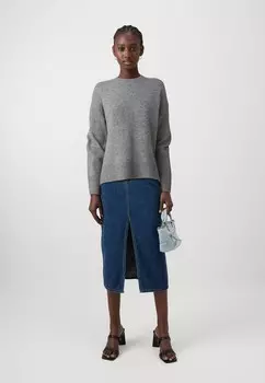 Джемпер PCMALOU ONECK Pieces, цвет Mottled Grey