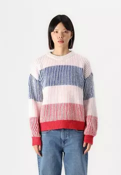 Джемпер PCNOLO O NECK Pieces, белый