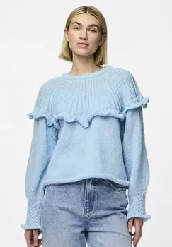 Джемпер PCRIKKA ONECK Pieces, синий