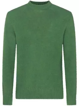 Джемпер Piacenza Cashmere вязаный, зеленый