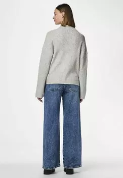 Джемпер Pieces, серый