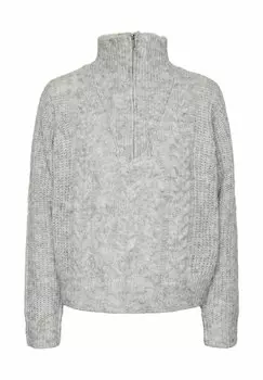 Джемпер Pieces, серый