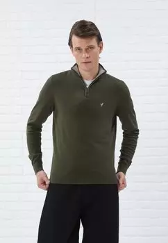 Джемпер Pier One, темно-зеленый