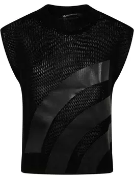 Джемпер PierAntonioGaspari в полоску, черный