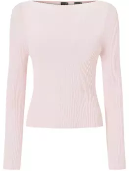 Джемпер PINKO с вырезом-лодочкой, розовый