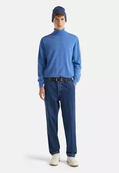 Джемпер PLAIN NECK REGULAR FIT EDGES United Colors of Benetton, синий