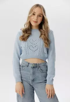 Джемпер POINTELLE Laurella, светло-голубой