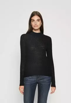 Джемпер POINTELLE T NECK GAP, черный