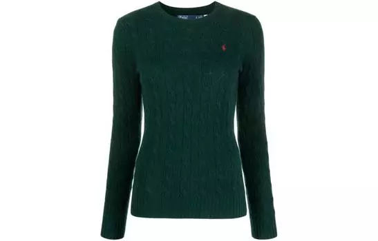 Джемпер Polo Pony Cable Trim Polo Ralph Lauren, зеленый