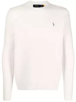 Джемпер Polo Pony с круглым вырезом Polo Ralph Lauren, бежевый