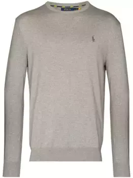 Джемпер Polo Pony с круглым вырезом POLO RALPH LAUREN, серый