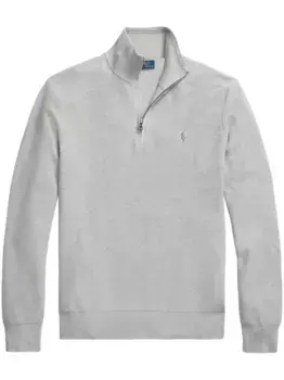 Джемпер Polo Pony с воротником на молнии POLO RALPH LAUREN, серый