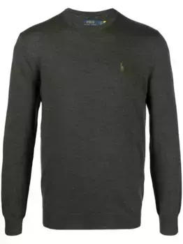 Джемпер Polo Pony тонкой вязки POLO RALPH LAUREN, зеленый
