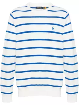 Джемпер Polo Pony в полоску POLO RALPH LAUREN, белый