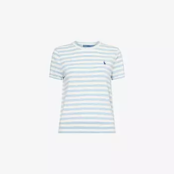 Джемпер Polo Ralph Lauren из стрейч-хлопка полосатый, мультиколор