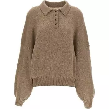 Джемпер-поло с длинными рукавами Rene KHAITE, Umber