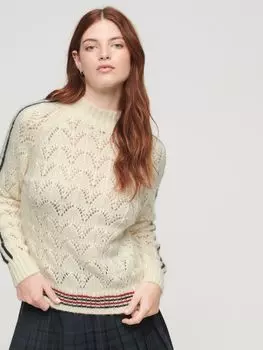 Джемпер пуантелле Superdry, ледяной камень