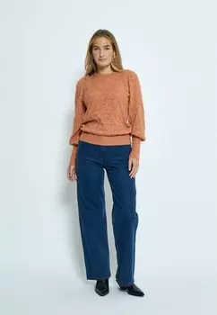 Джемпер PUFF SLEEVE PEPPERCORN, коричневый