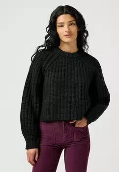 Джемпер PUFF SLEEVE Wrangler, черный