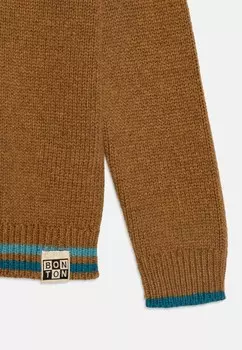 Джемпер PULL MALT ZIPPE GARON Bonton, коричневый