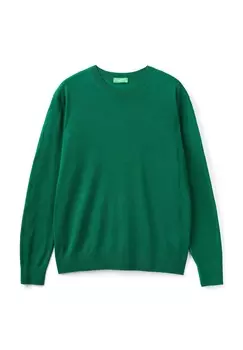 Джемпер PURE United Colors of Benetton, зеленый