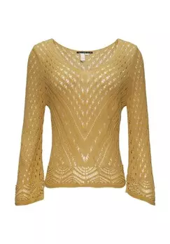 Джемпер QS, темно-желтый