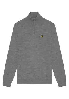 Джемпер QUARTER ZIP Lyle & Scott, серый