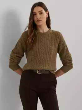 Джемпер Ralph Lauren Lauren Ralph Lauren Sayla Cable Knit Wool Cashmere
