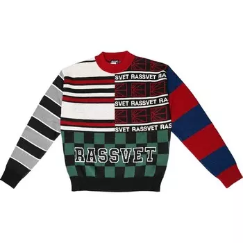 Джемпер Rassvet Multi Panel Crewneck Jumper, разноцветный