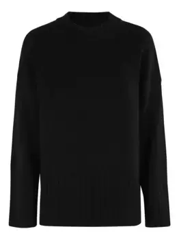 Джемпер ребристой вязки Barbour, черный