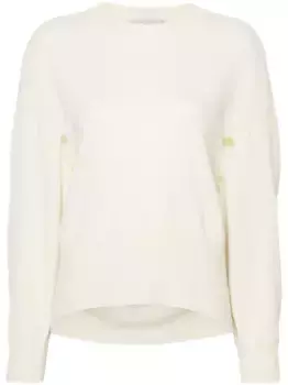 Джемпер Regenerated из смесового кашемира STELLA MCCARTNEY, желтый