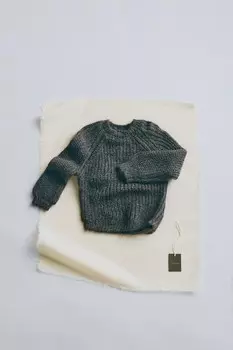 Джемпер реглан ZARA, антрацитово-серый